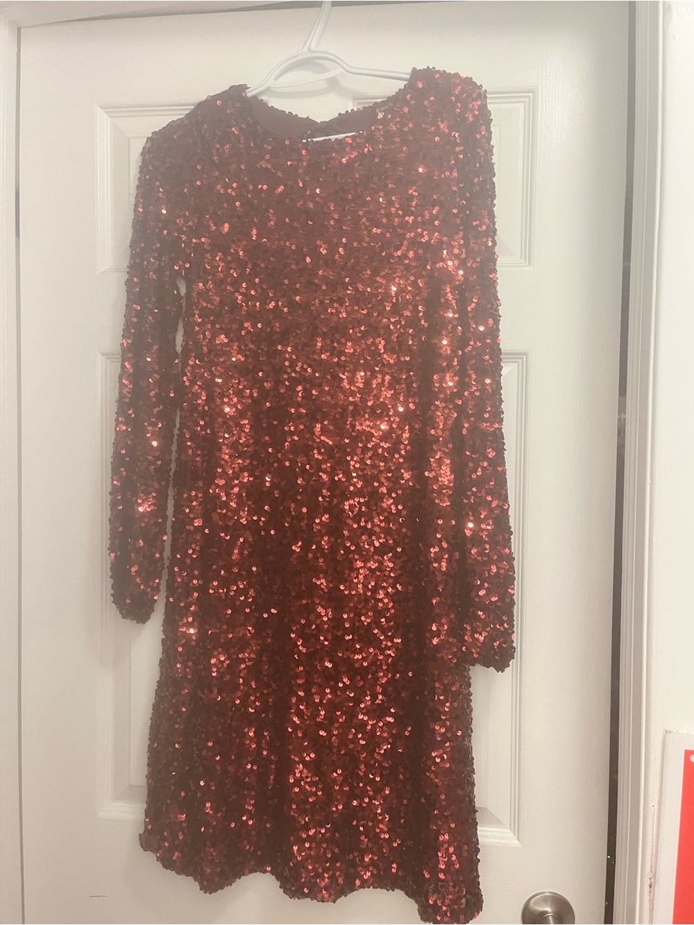 🆕 Reitmans Red Sequin Dress 👗 🌟